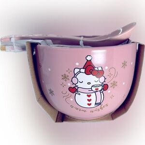 Hello Kitty Christmas Ramen Bowl